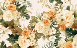 Watercolor Floral Background 157