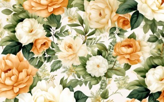 Watercolor Floral Background 160