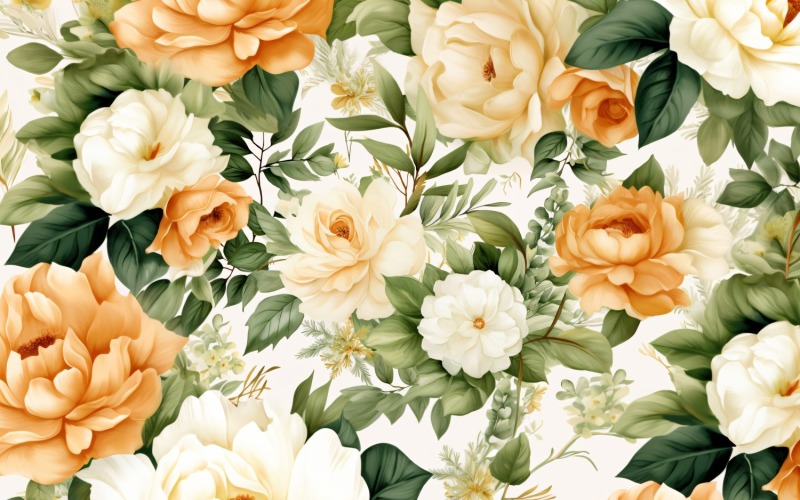 Watercolor Floral Background 160