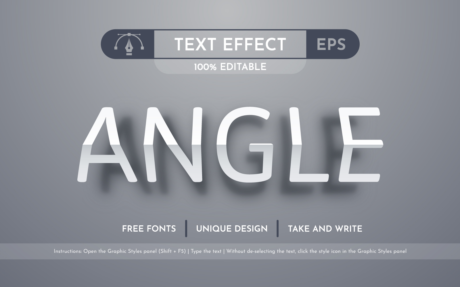 Template #363055 Effect Font Webdesign Template - Logo template Preview