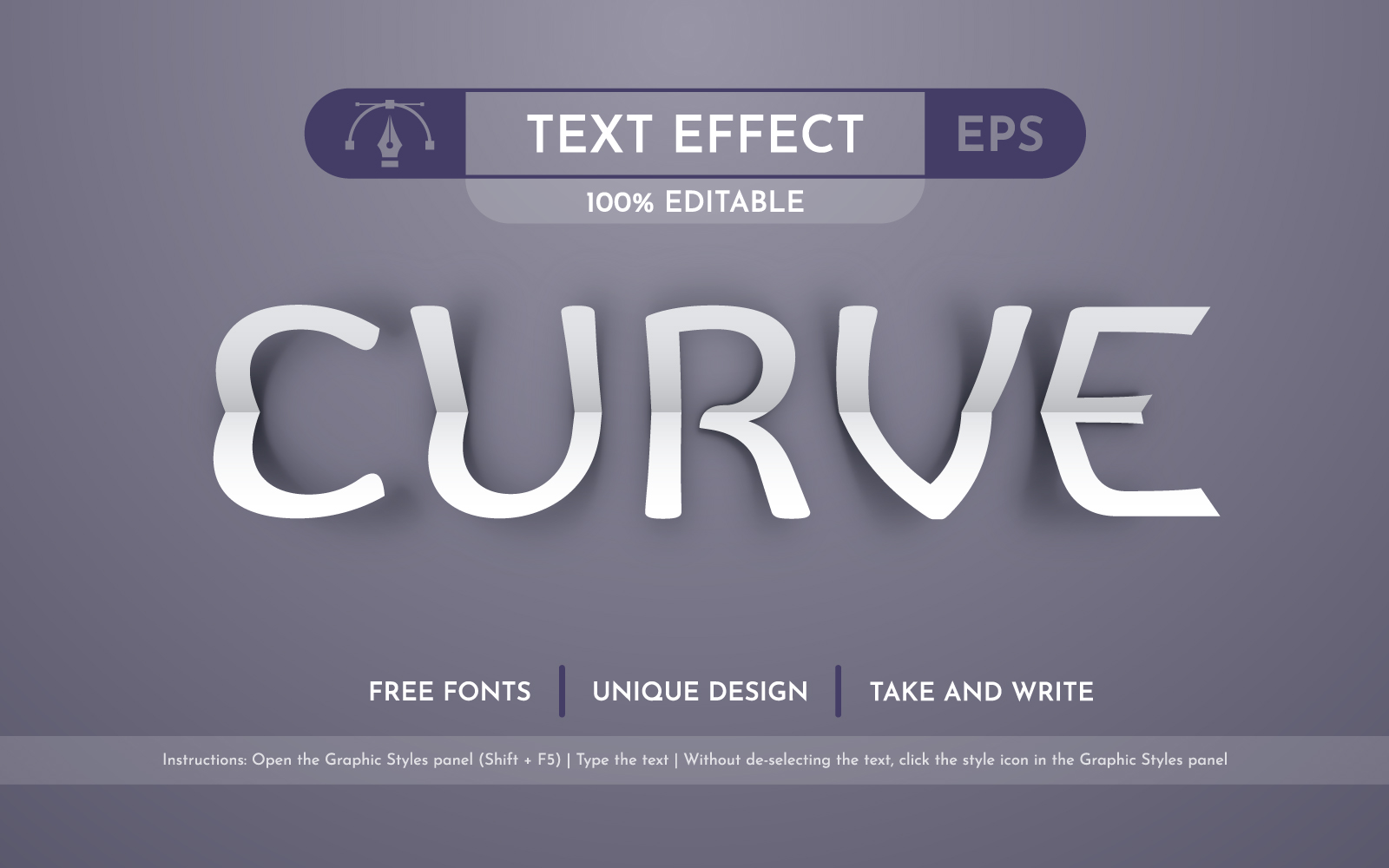 Template #363059 Effect Font Webdesign Template - Logo template Preview