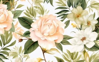 Watercolor Floral Background 188