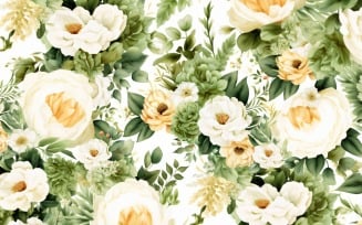 Watercolor Floral Background 192