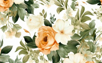 Watercolor Floral Background 208