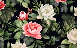 Watercolor Floral Background 215