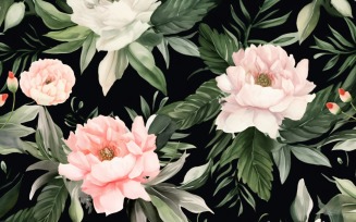Watercolor Floral Background 248
