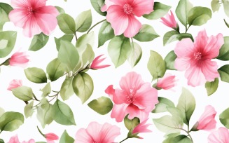 Watercolor flowers Background 237