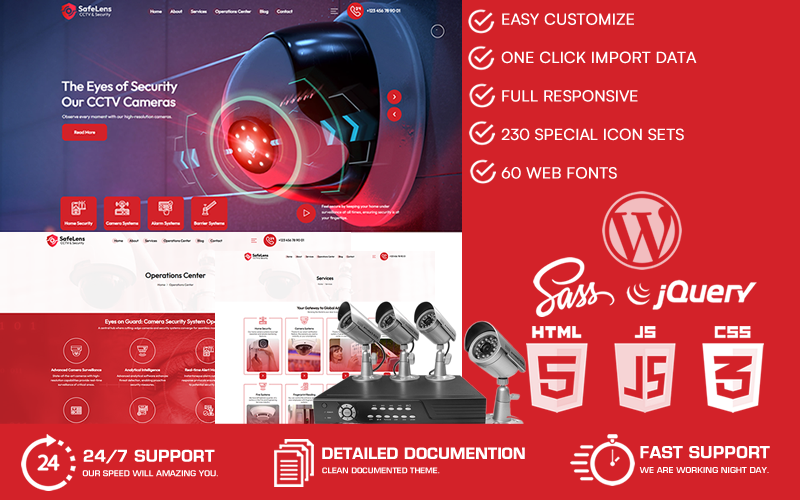Kit Graphique #363190 Camra Securit Web Design - Logo template Preview