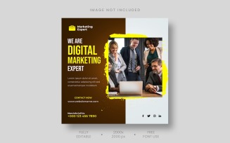 Digital Marketing Agency Social Media Poster Template PSD