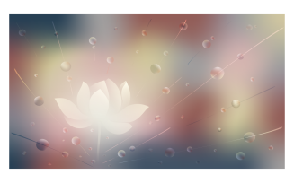 Multi Color Scheme Background Image 14400x8100px With Shining Lotus