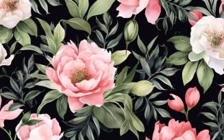 Watercolor Floral Background 252