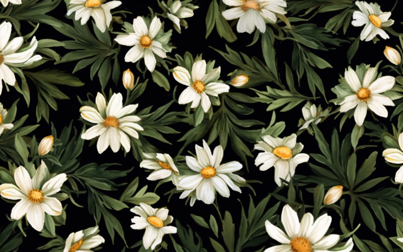 Watercolor Floral Background 259