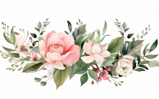 Watercolor Floral Background 297