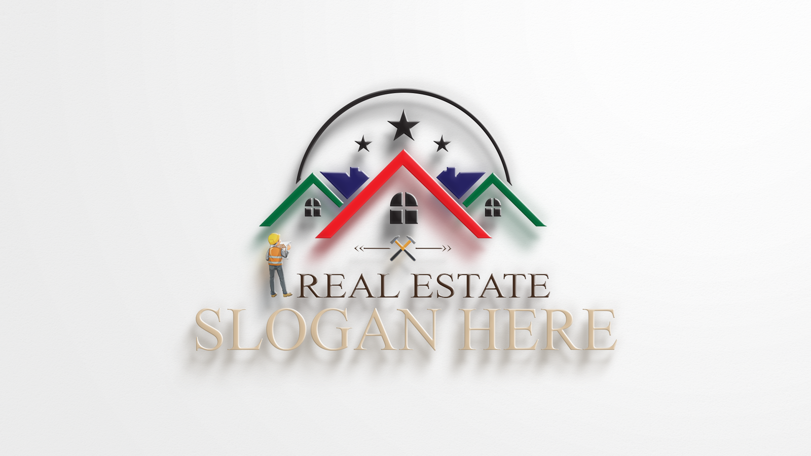 Real Estate Logo Template-Construction Logo-Property Logo Design...8