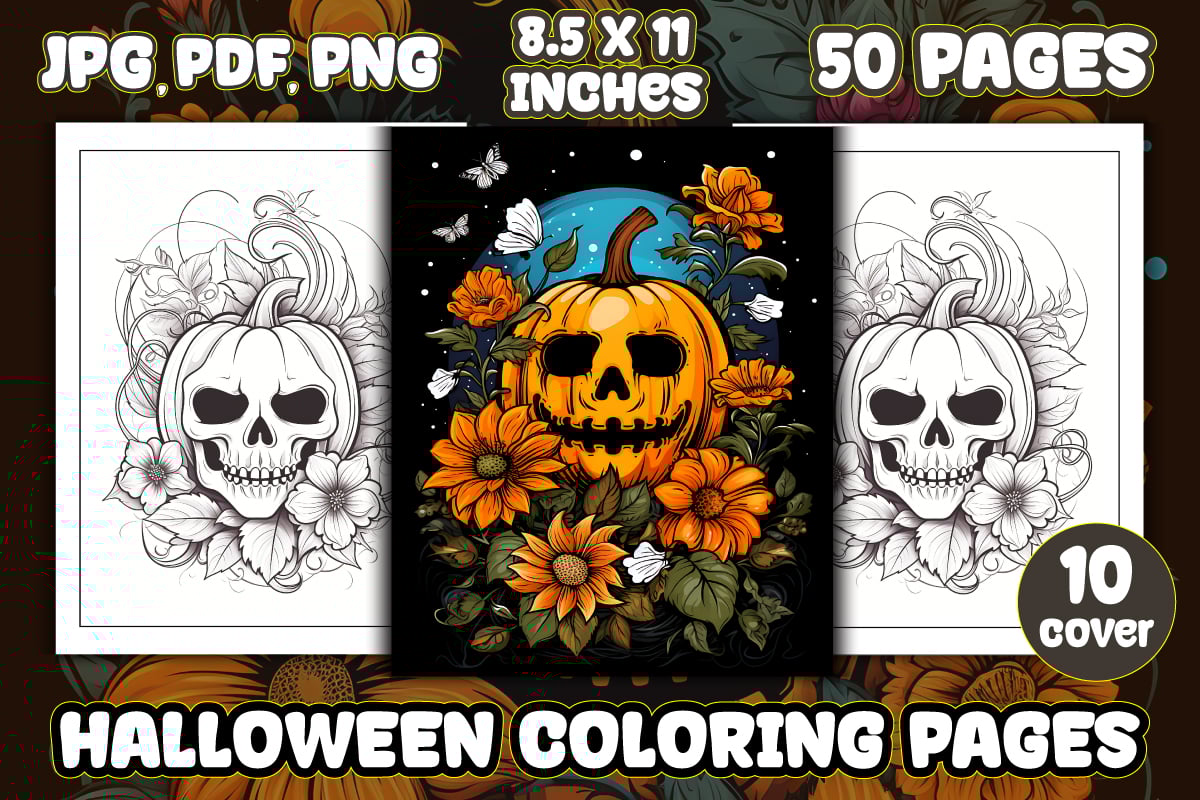 Template #363257 Halloween Coloring Webdesign Template - Logo template Preview