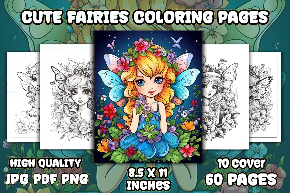 Template #363274 Fairies Coloring Webdesign Template - Logo template Preview