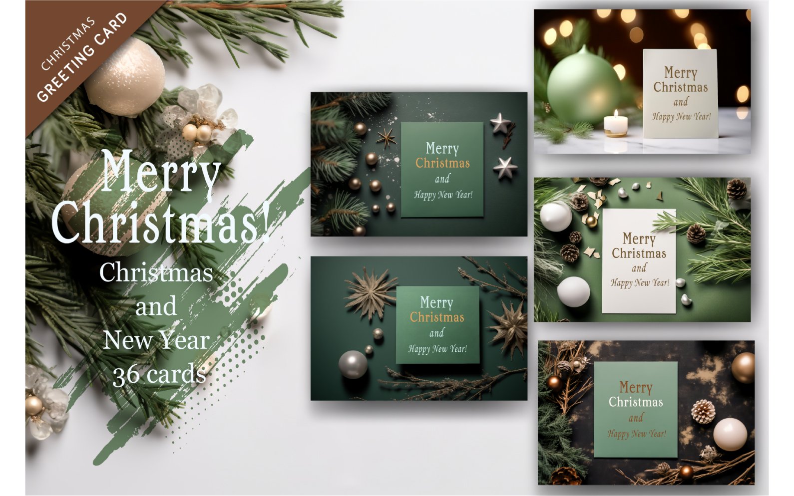 Template #363282 Christmas Card Webdesign Template - Logo template Preview