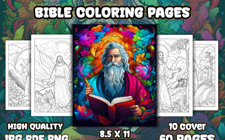 Bible Coloring Pages for Kdp Book