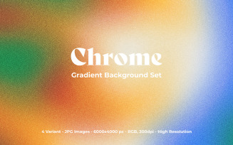 Chrome Gradient background Set