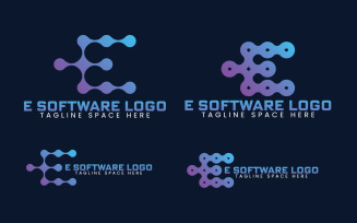 E software logo Brand Logo Template