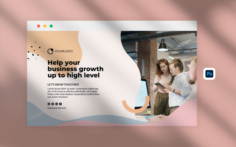 Business Blog Banner Template Vol 3 Corporate Identity