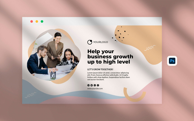 Business Blog Banner Template Vol 4 Corporate Identity