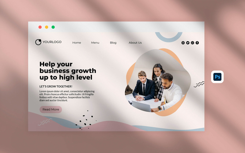 Business Blog Banner Template Vol 5 Corporate Identity