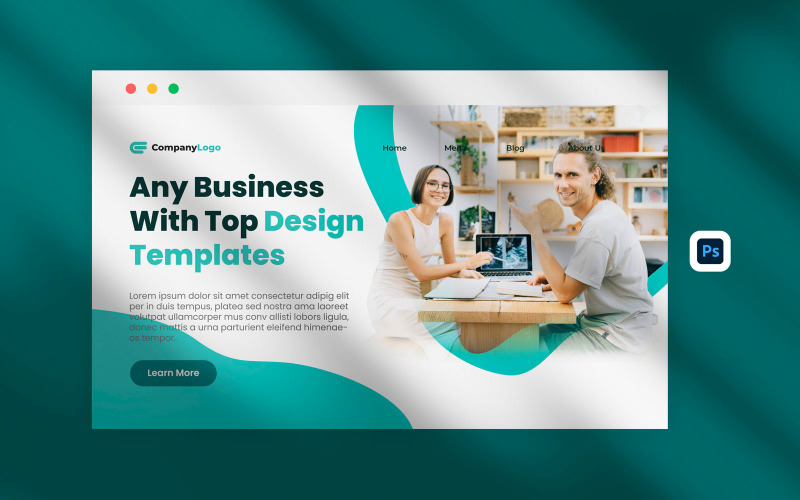 Digital Business Blog Banner Vol 6 Corporate Identity