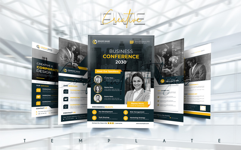 Professional And Creative Corporate Business Flyer Template Corporate Identity