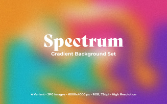Spectrum Gradient Background Set