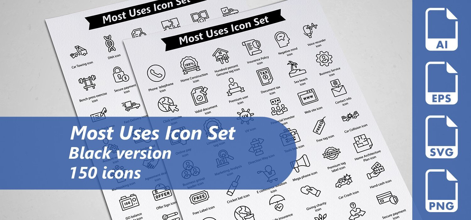 Template #363409 Icon Set Webdesign Template - Logo template Preview