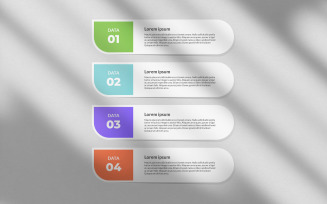 Circle Flat Table of Contents Infographic Template