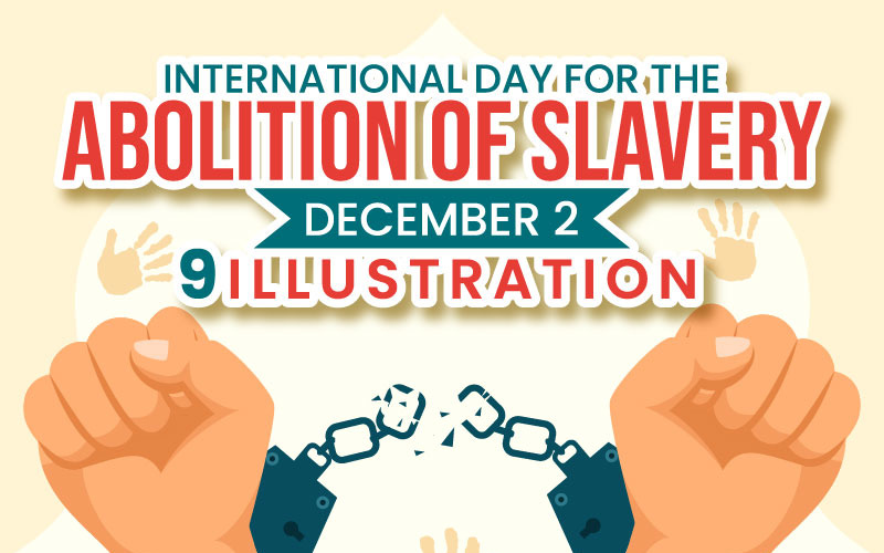 9 Day for the Abolition of Slavery Illustration