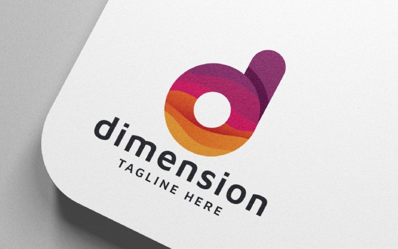 Dimension Letter D Pro Branding Logo Logo Template