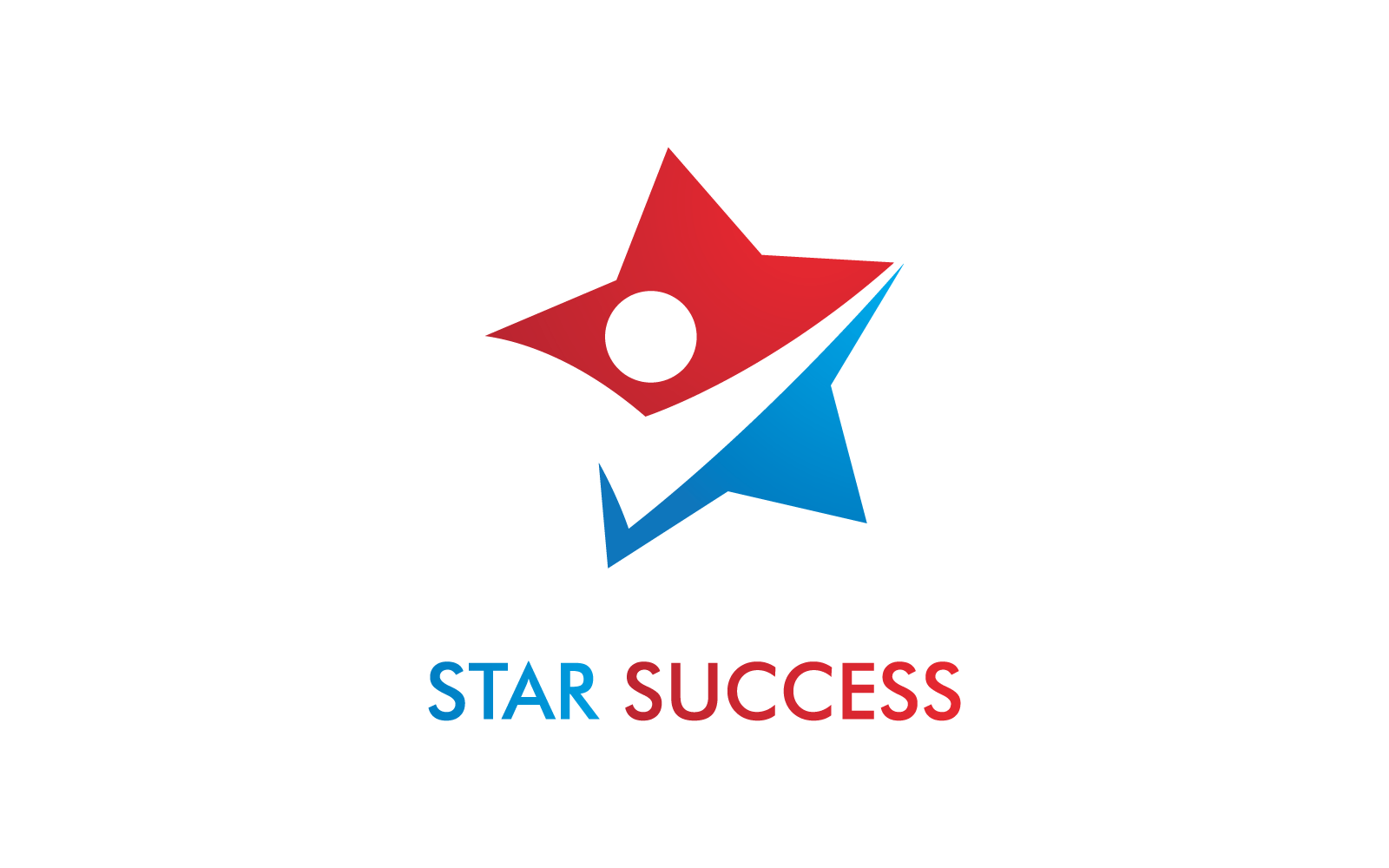 Шаблон логотипа Star Success People