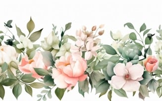 Watercolor Floral Background 361