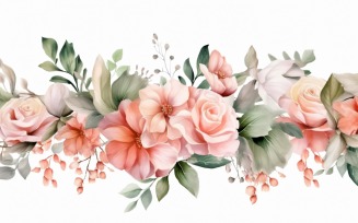 Watercolor Floral Background 409