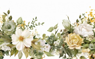 Watercolor Floral Background 446