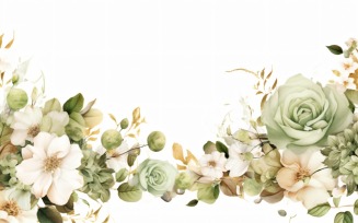 Watercolor Floral Background 453