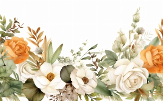 Watercolor Floral Background 455