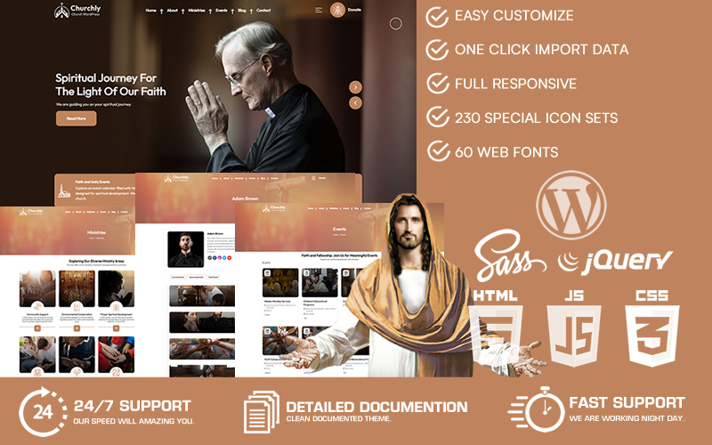 Churchly - Church WordPress Theme