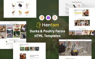 Henfam – Ducks & Poultry Farms Website Template