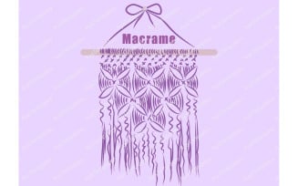 Macrame Logo Design Template