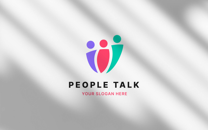 People talk diversity logo - LGV7 Logo Template