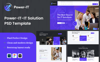 Power-IT-IT Solution PSD Template