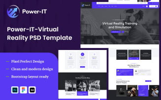Power-IT- Virtual Reality PSD Template