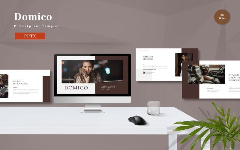 Domico - Powerpoint Template PowerPoint Template