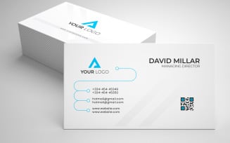 Free Minimalist simple Business card Template