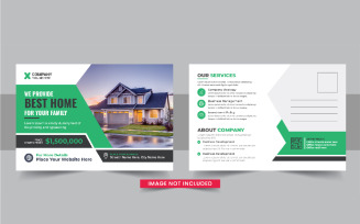 Real Estate Postcard or Home sale eddm postcard design