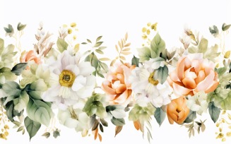 Watercolor Floral Background 472